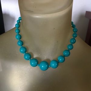 Turquoise Bead Necklace